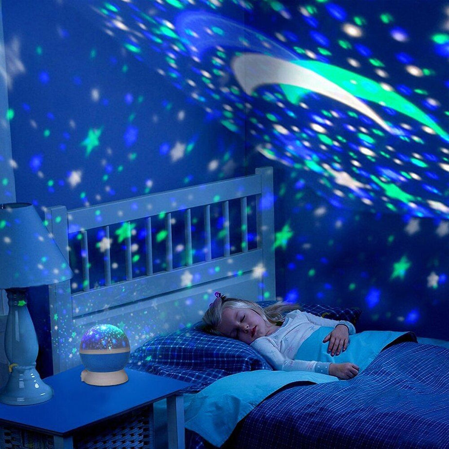 Night Light Star Lamp Starry Sky Projector Baby Light 360° Rotation LED Star Light Lamp Table Night Lamp Gift for Babies and Children - Oshi.pk - Buy & Sell Online