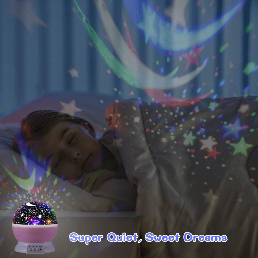 Night Light Star Lamp Starry Sky Projector Baby Light 360° Rotation LED Star Light Lamp Table Night Lamp Gift for Babies and Children - Oshi.pk - Buy & Sell Online