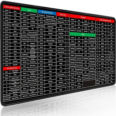 Non-Slip Keyboard Pad with Shortcut Pattern (30x80cm) - Oshi.pk - Buy & Sell Online