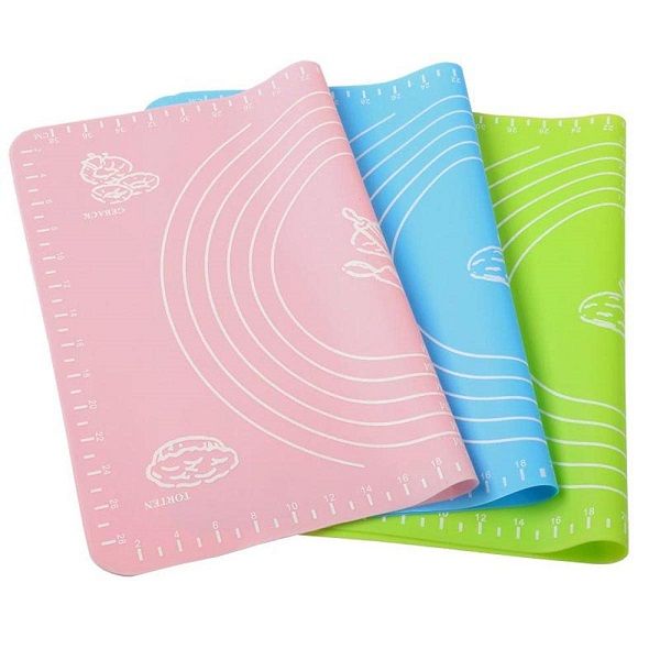 Non Slip Silicone Pastry Mat with Measurements Reusable BPA Free Baking Mat 50×40 CM - Oshi.pk - Buy & Sell Online