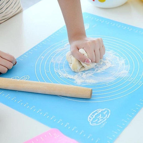 Non Slip Silicone Pastry Mat with Measurements Reusable BPA Free Baking Mat 50×40 CM