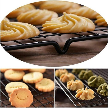 Non-Stick Cake Cooling Pastry Shelves Rack Carbon Steel Wire Grill Baking & Grilling - Oshi.pk - Buy & Sell Online
