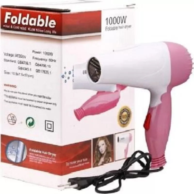 Nova 1290 Professional Foldable Hair Dryer 1000W (Multicolor) - Oshi.pk - Buy & Sell Online