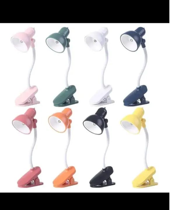 Office Practical Floral Book Table Operated Mini Studying Home Students Lamp Night Led Study With Clip Eye Caring Dorm decor - Oshi.pk - Buy & Sell Online