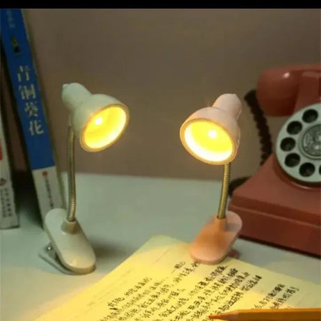 Office Practical Floral Book Table Operated Mini Studying Home Students Lamp Night Led Study With Clip Eye Caring Dorm decor - Oshi.pk - Buy & Sell Online