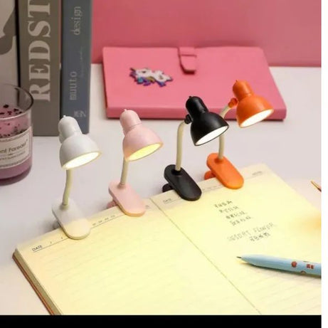 Office Practical Floral Book Table Operated Mini Studying Home Students Lamp Night Led Study With Clip Eye Caring Dorm decor - Oshi.pk - Buy & Sell Online