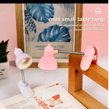 Office Practical Floral Book Table Operated Mini Studying Home Students Lamp Night Led Study With Clip Eye Caring Dorm decor - Oshi.pk - Buy & Sell Online