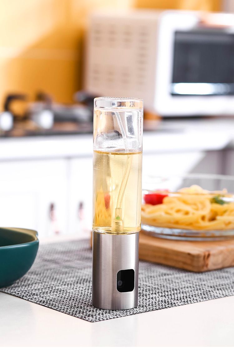 Oil Spray Empty Bottle Vinegar Bottle Oil Dispenser Cooking Tools Salad BBQ Baking Cooking Glass Oil Sprayer Kitchen Gadgets - Oshi.pk - Buy & Sell Online