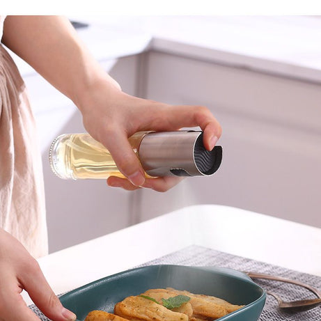 Oil Spray Empty Bottle Vinegar Bottle Oil Dispenser Cooking Tools Salad BBQ Baking Cooking Glass Oil Sprayer Kitchen Gadgets - Oshi.pk - Buy & Sell Online