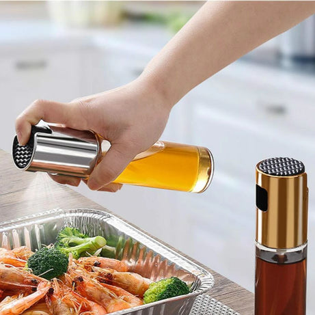 Oil Spray Empty Bottle Vinegar Bottle Oil Dispenser Cooking Tools Salad BBQ Baking Cooking Glass Oil Sprayer Kitchen Gadgets - Oshi.pk - Buy & Sell Online