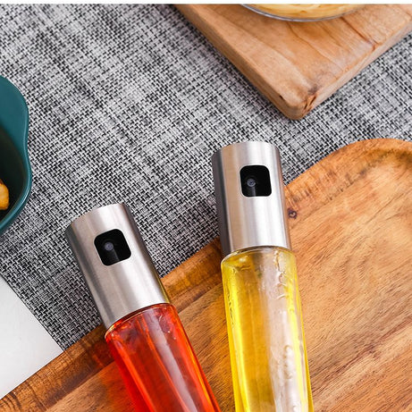 Oil Spray Empty Bottle Vinegar Bottle Oil Dispenser Cooking Tools Salad BBQ Baking Cooking Glass Oil Sprayer Kitchen Gadgets - Oshi.pk - Buy & Sell Online