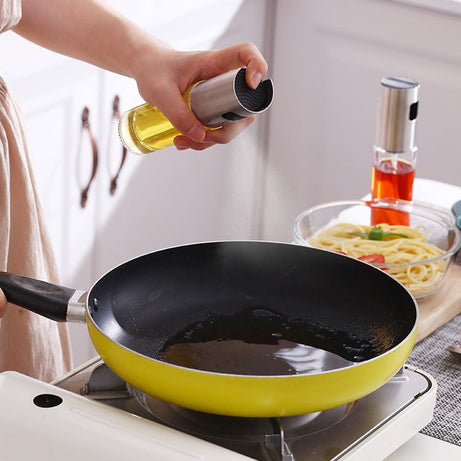 Oil Spray Empty Bottle Vinegar Bottle Oil Dispenser Cooking Tools Salad BBQ Baking Cooking Glass Oil Sprayer Kitchen Gadgets - Oshi.pk - Buy & Sell Online