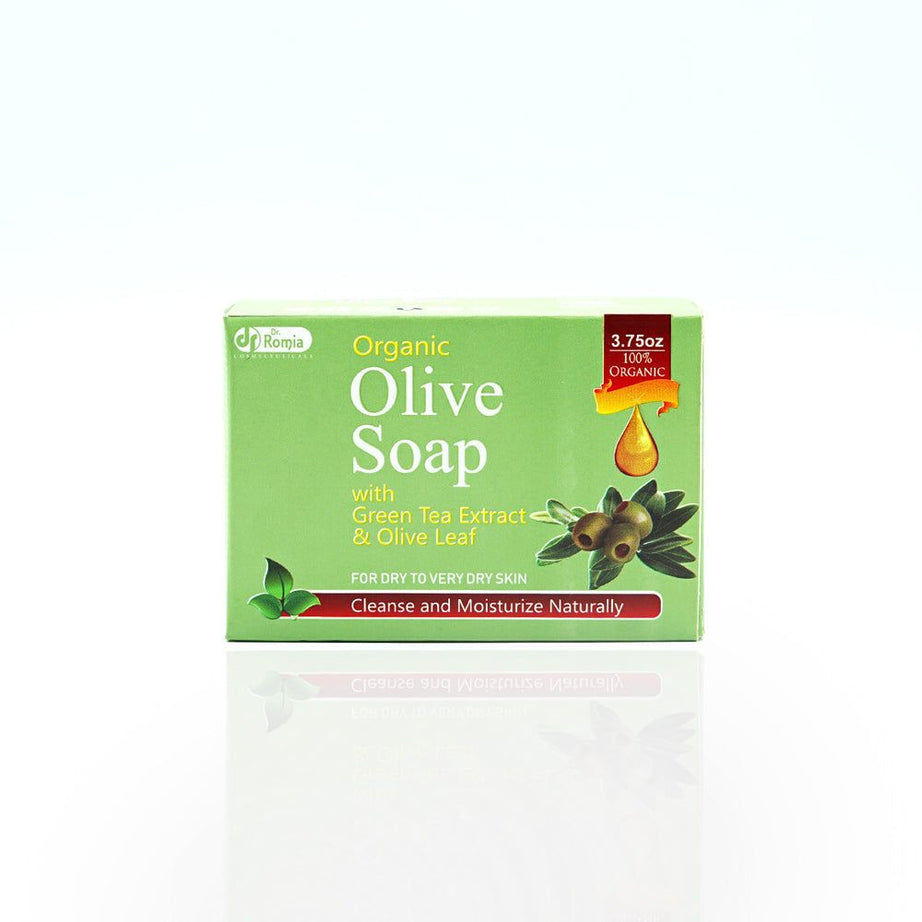 ORGANIC DR ROMIA OLIVE SOAP WITH GREEN TEA EXTRACT & OLIVE LEAF 100GM - Oshi.pk - Buy & Sell Online