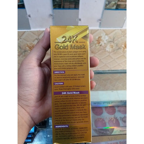 ORIGINAL 24K GOLD EXTRACTS WHITENING PEEL OF MASK 130ML - Oshi.pk - Buy & Sell Online
