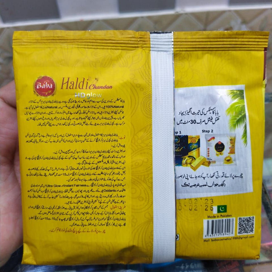 Original Baba Apple Haldi Chandan Creme Bleach Sachet - Oshi.pk - Buy & Sell Online