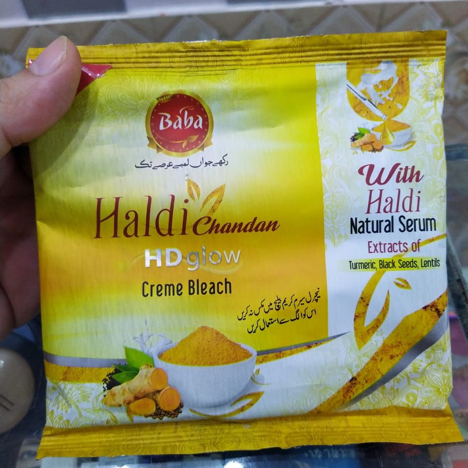 Original Baba Apple Haldi Chandan Creme Bleach Sachet - Oshi.pk - Buy & Sell Online