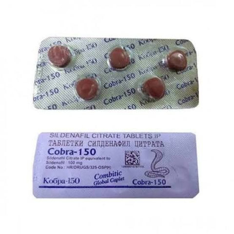 Original Black Cobra 150mg Tablet - Pack of 5 - MADE IN INDIA - Oshi.pk - Buy & Sell Online