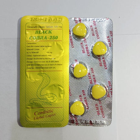 Original Black Cobra 200mg Tablet - Pack of 5 - MADE IN INDIA - Oshi.pk - Buy & Sell Online