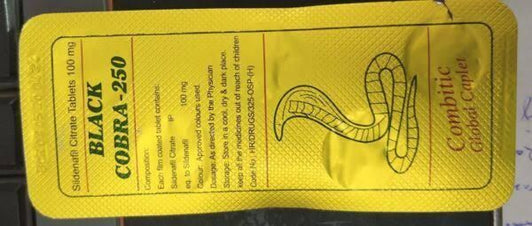 Original Black Cobra250 Timig 5 Tablets Made In Indian - Oshi.pk - Buy & Sell Online