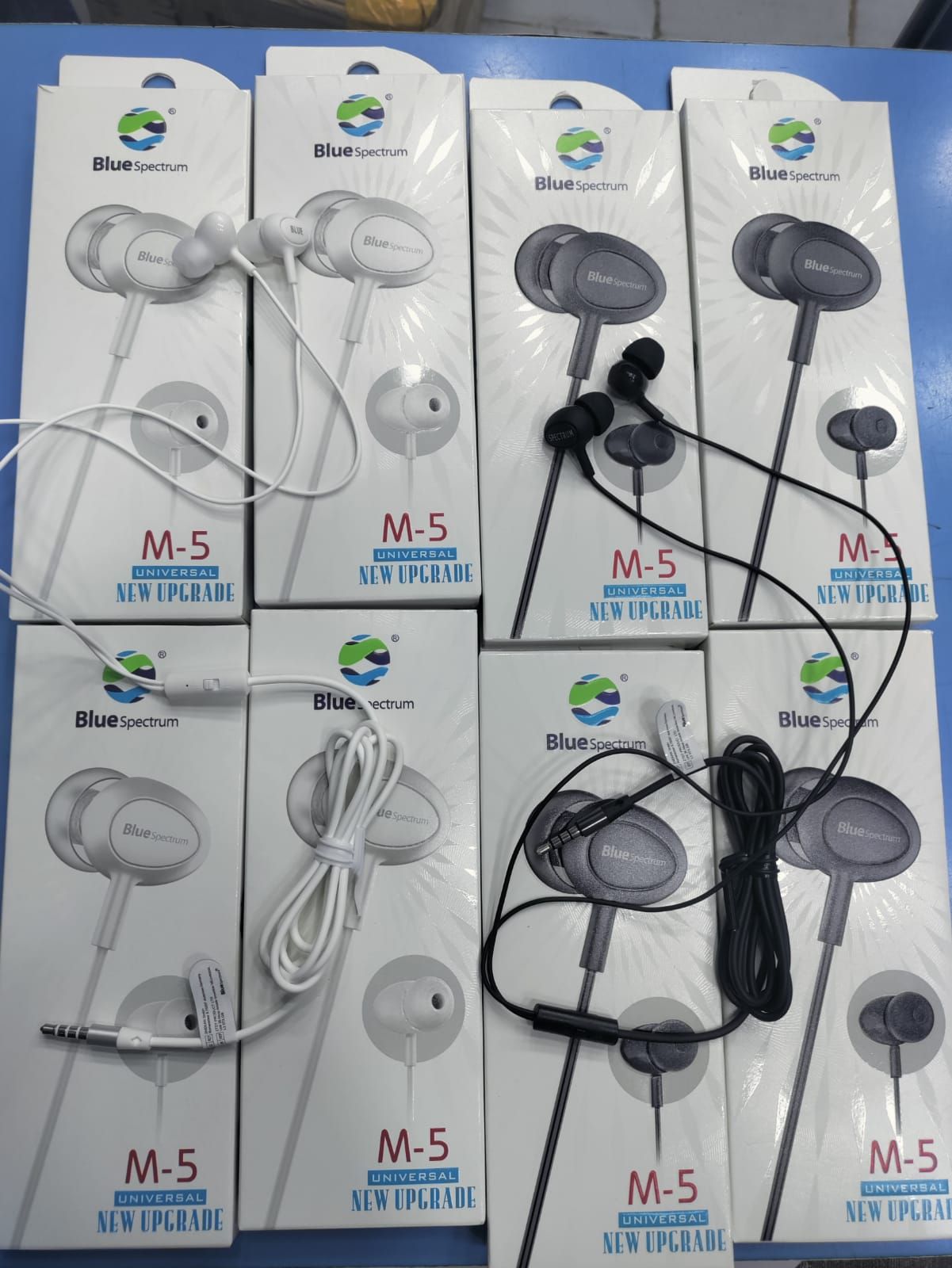 Original Blue Spectrum M5 M-5 M 5 Handfree Stereo Earphones High Base HandsFree EarPhone handfree for gaming handfree for pubg with mic best fo gam - Oshi.pk - Buy & Sell Online