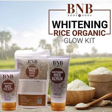 Original BNB Rice Facial Kit - Rice Extract Bright-Glow Kit - Oshi.pk - Buy & Sell Online