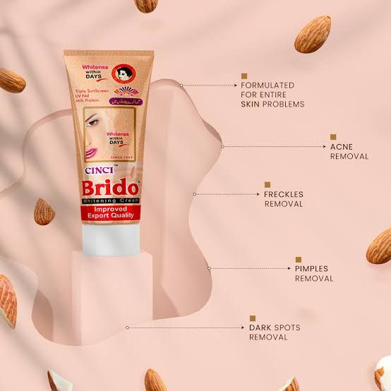 Original Brido Whitening Cream Triple Sun Protection UV-Nol Mil Protein 35ml - Oshi.pk - Buy & Sell Online