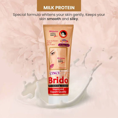 Original Brido Whitening Cream Triple Sun Protection UV-Nol Mil Protein 35ml - Oshi.pk - Buy & Sell Online