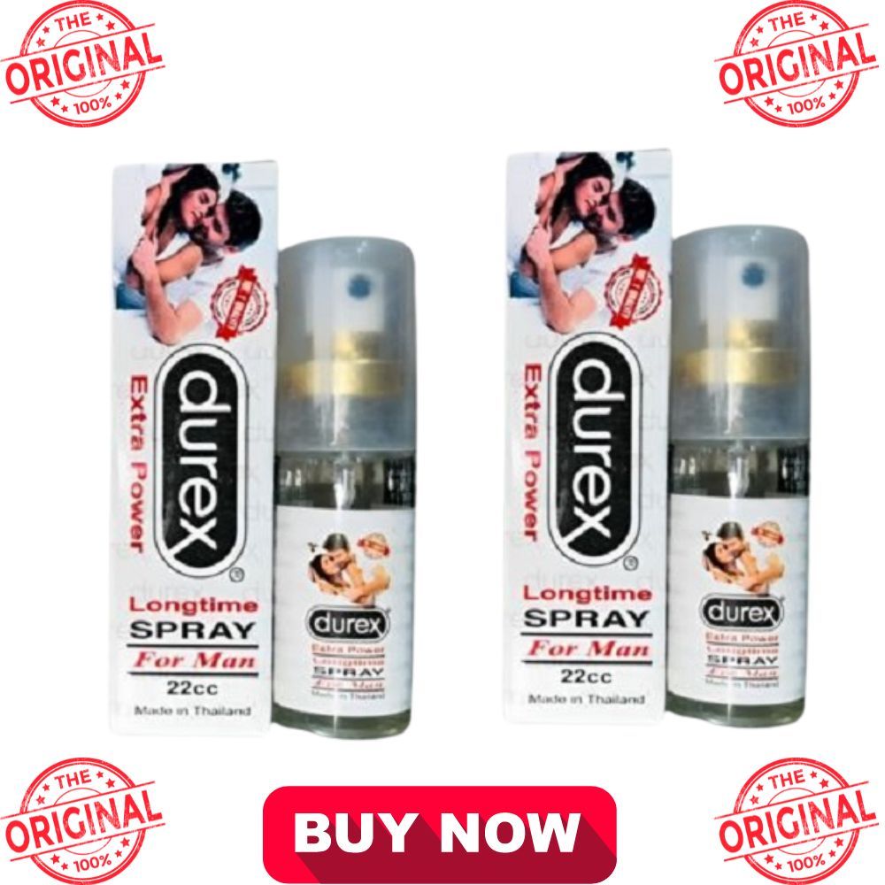 2 Pieces Durex Timing Delay Spray For Men - Made in Thailland