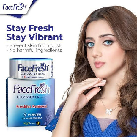 Original Face Fresh Cleanser Cream Freckles Removal 5X Power Cleanser Formula - Oshi.pk - Buy & Sell Online