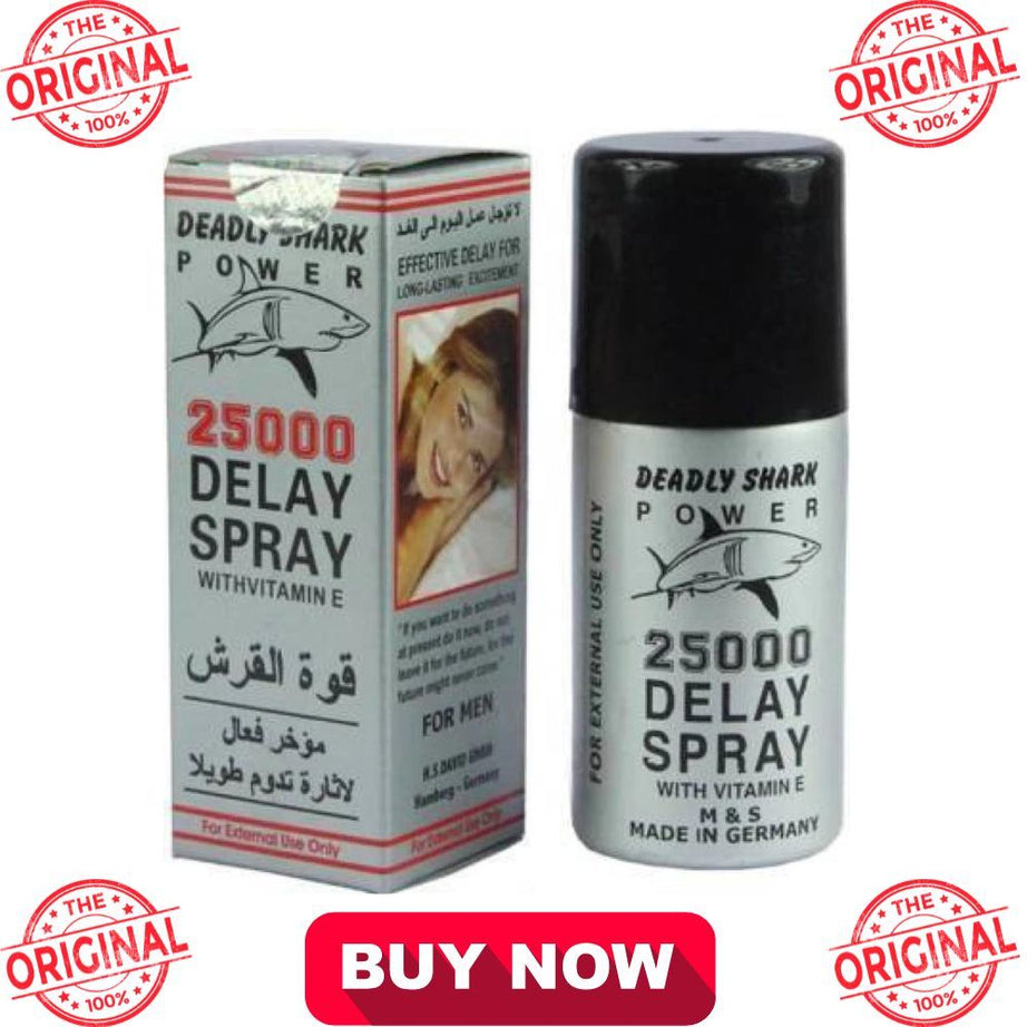 Original German Deadly Shark 25000 Timing Delay Spray - Original Not Refilled