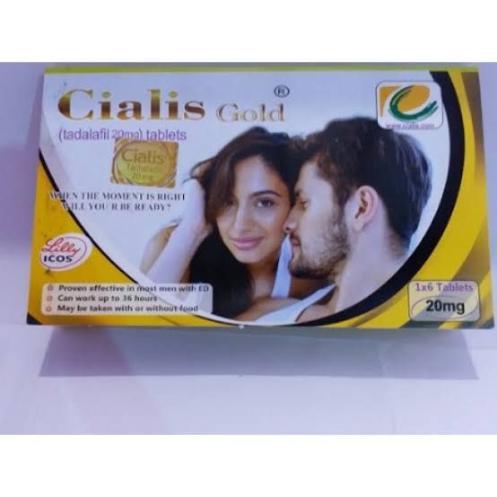 ORIGINAL GOLD CIALIS 20MG 6 TABLETS CARD MADE IN UK - Oshi.pk - Buy & Sell Online