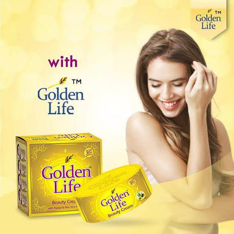 ORIGINAL GOLDEN LIFE WHITENING BEAUTY CREAM WITH PAPAYA & ALOEVERA EXTRACTS - Oshi.pk - Buy & Sell Online