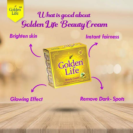 ORIGINAL GOLDEN LIFE WHITENING BEAUTY CREAM WITH PAPAYA & ALOEVERA EXTRACTS - Oshi.pk - Buy & Sell Online