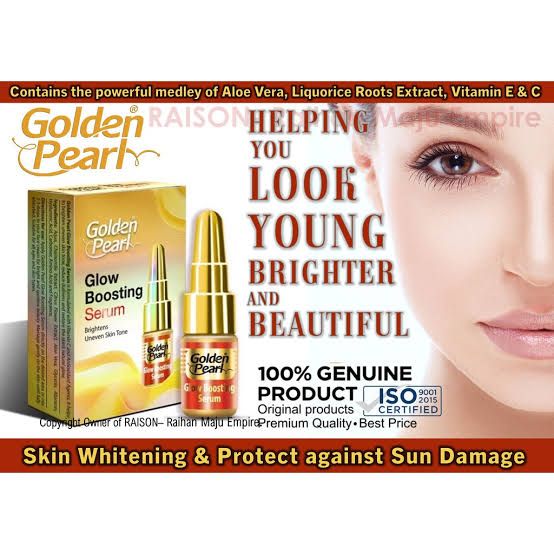 Original Golden Pearl Glow Boosting Serum Brightens & Glowing Beauty 3ml - Oshi.pk - Buy & Sell Online
