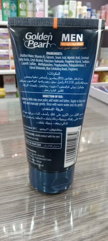 ORIGINAL GOLDEN PEARL MAX LIGHT FACEWASH CLEAR UP DIRT OIL CONTROL INSTANT WHITENING BOOST 150ML - Oshi.pk - Buy & Sell Online