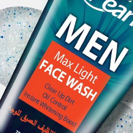 ORIGINAL GOLDEN PEARL MEN MAX LIGHT FACEWASH CLEAR UP DIRT OIL CONTROL INSTANT WHITENING BOOST 75ML - Oshi.pk - Buy & Sell Online