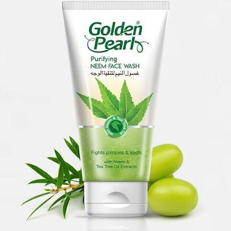 ORIGINAL GOLDEN PEARL PURIFYING NEEM FACEWASH WITH NEEM & TEA TREE OIL EXTRACTS 75ML - Oshi.pk - Buy & Sell Online