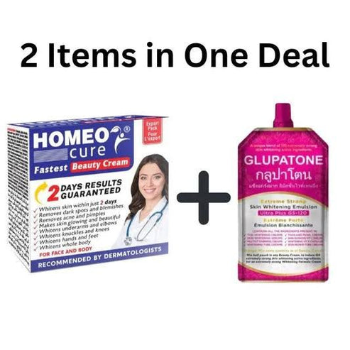 Homeocure Cream & Glupatone - Pack Of 2 - Oshi.pk - Buy & Sell Online