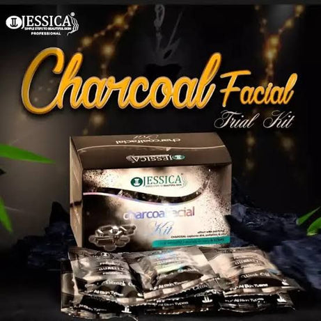 ORIGINAL JESSICA CHARCOAL FACIAL 6 STEP TRAIL SACHETS - Oshi.pk - Buy & Sell Online