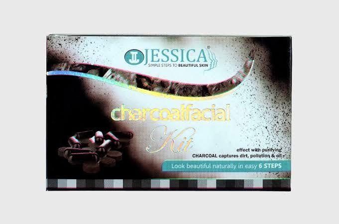 ORIGINAL JESSICA CHARCOAL FACIAL 6 STEP TRAIL SACHETS - Oshi.pk - Buy & Sell Online