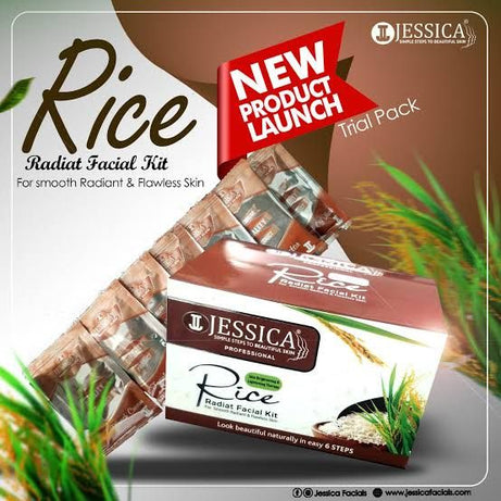 ORIGINAL JESSICA RICE WHITENING RADIANT FACAIL 6 STEP TRAIL KIT SACHETS - Oshi.pk - Buy & Sell Online