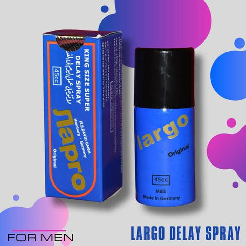 ORIGINAL LARGO KING SIZE TIMING DELAY SPRAY FOR MENS 45ML MADE IN GERMANY - Oshi.pk - Buy & Sell Online