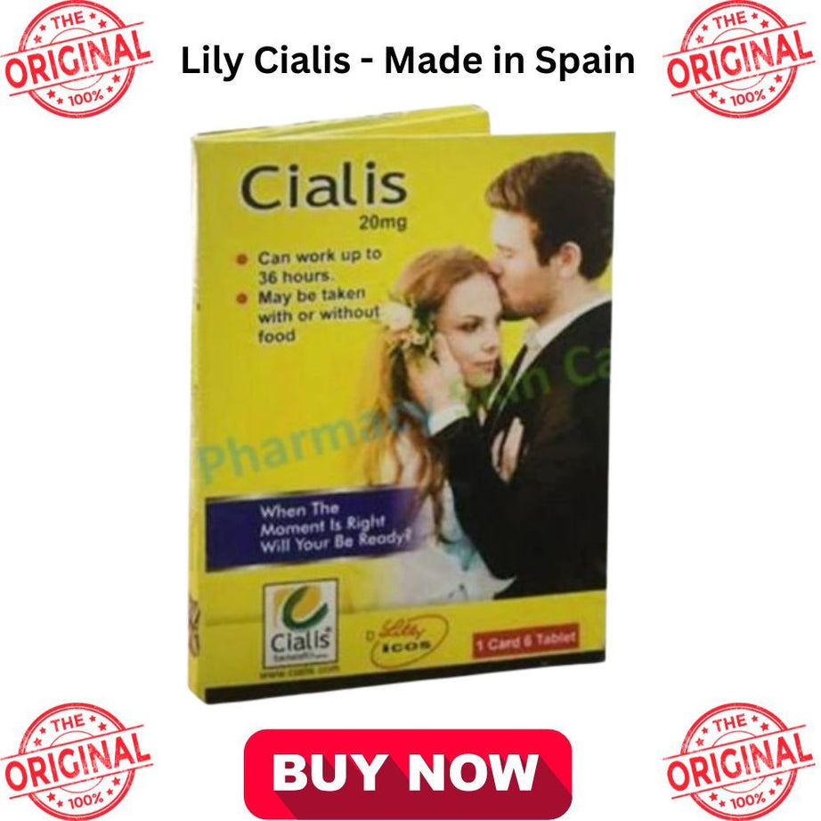Original Lily Cialis 20 Mg Timing Delay Tablets for Men - 6 Tablets - Oshi.pk - Buy & Sell Online