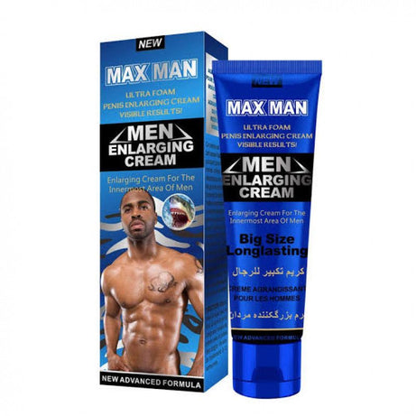 Original Maxman Herbal Penis Delay Enlargement Cream For Men - Blue - Oshi.pk - Buy & Sell Online