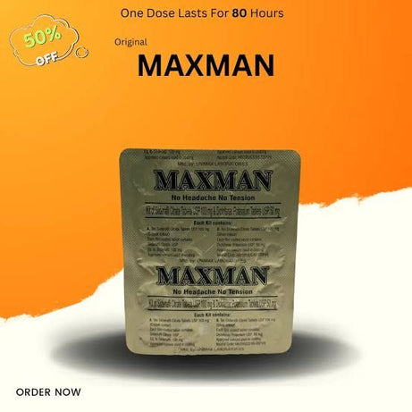 Original Maxman Sex 10 Tablets NO HEADACHE NO TENSION - Oshi.pk - Buy & Sell Online