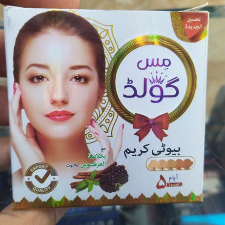 Original Miss Gold Whitening Beauty Cream With Liquorice & Mulberry Extracts - Oshi.pk - Buy & Sell Online