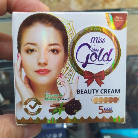 Original Miss Gold Whitening Beauty Cream With Liquorice & Mulberry Extracts - Oshi.pk - Buy & Sell Online