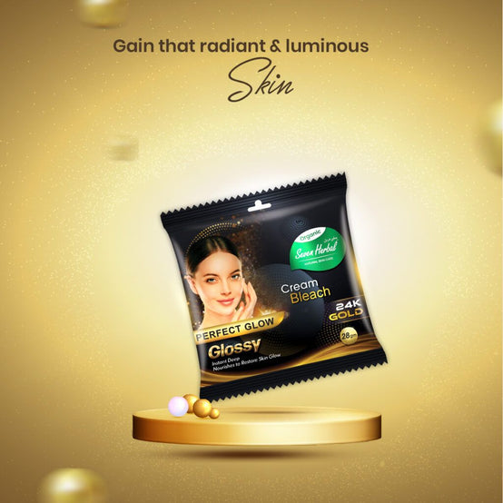 Seven Herbal Bleach Cream 24k Gold (Perfect Glow) god - Oshi.pk - Buy & Sell Online