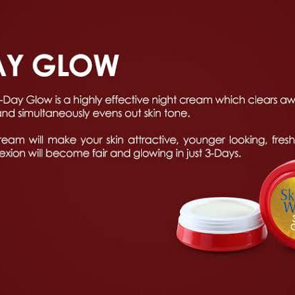 Original Skin White 3 day Glow Night Cream With Jojoba Oil - Oshi.pk - Buy & Sell Online