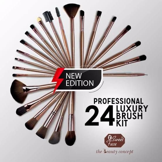 Original Sweet Face Professional 24pcs Makeup Brushes Set - Oshi.pk - Buy & Sell Online